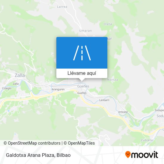 Mapa Galdotxa Arana Plaza