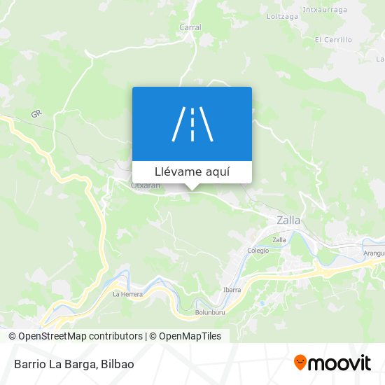 Mapa Barrio La Barga