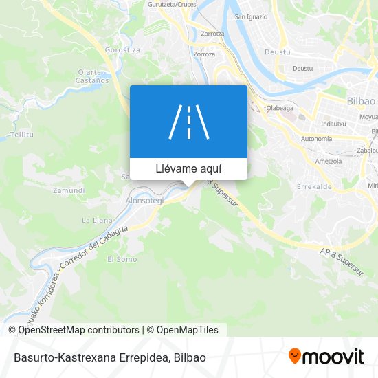 Mapa Basurto-Kastrexana Errepidea
