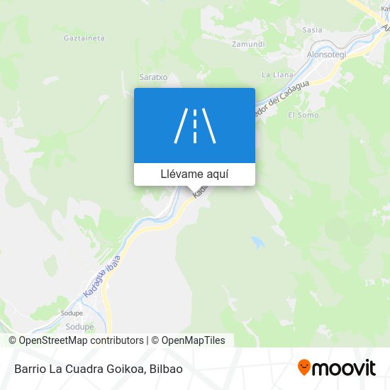 Mapa Barrio La Cuadra Goikoa