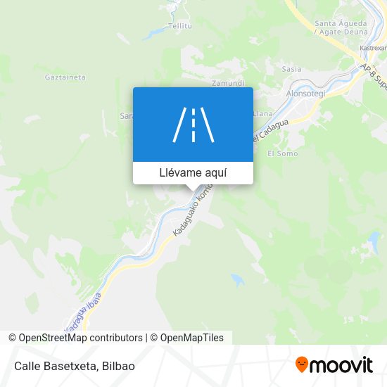 Mapa Calle Basetxeta