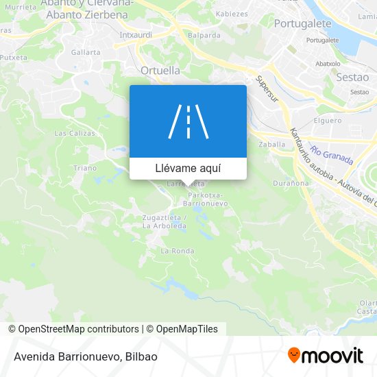Mapa Avenida Barrionuevo