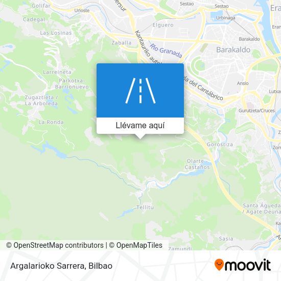 Mapa Argalarioko Sarrera