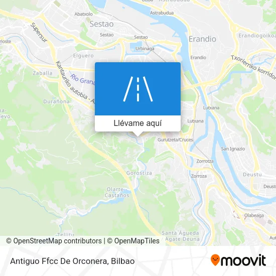 Mapa Antiguo Ffcc De Orconera