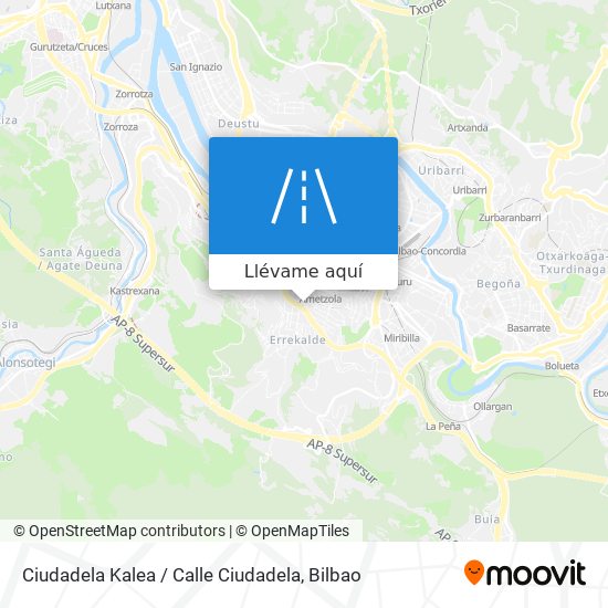 Mapa Ciudadela Kalea / Calle Ciudadela