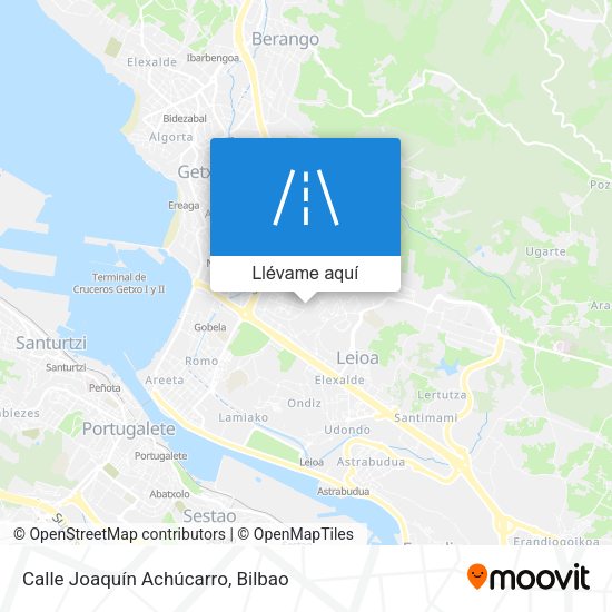 Mapa Calle Joaquín Achúcarro