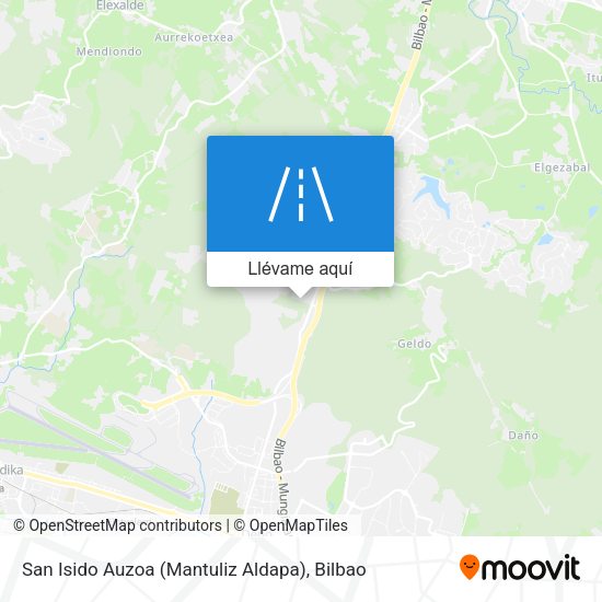 Mapa San Isido Auzoa (Mantuliz Aldapa)