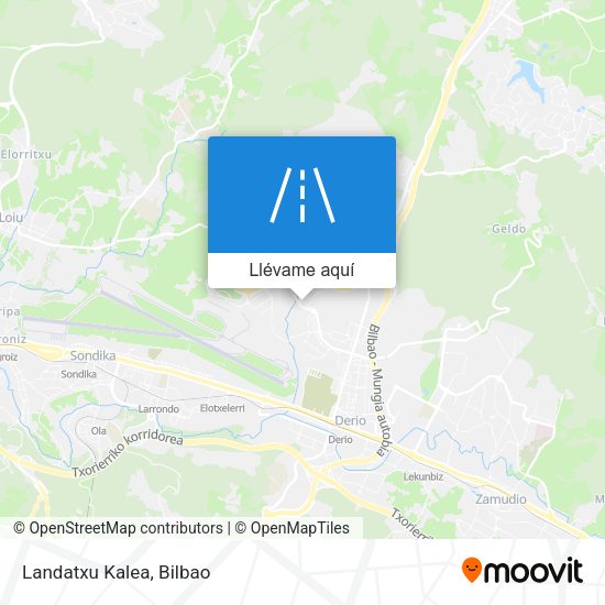 Mapa Landatxu Kalea