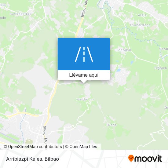 Mapa Arribiazpi Kalea