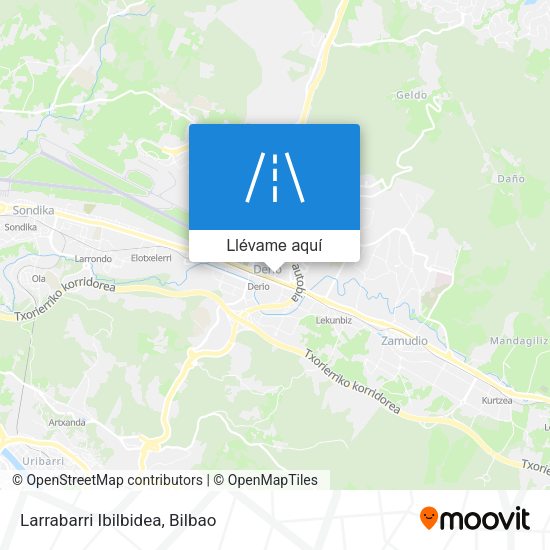 Mapa Larrabarri Ibilbidea