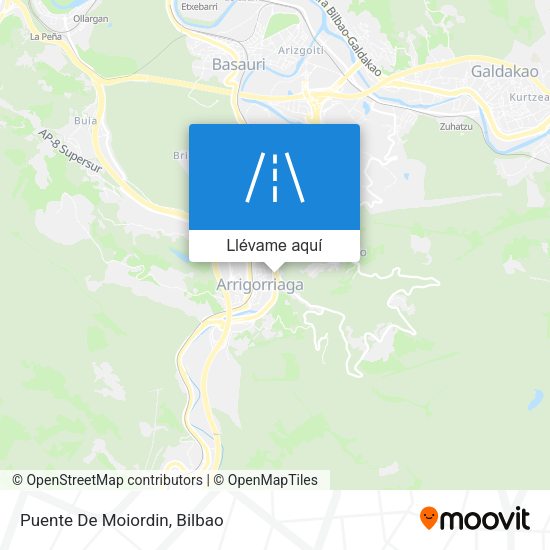 Mapa Puente De Moiordin