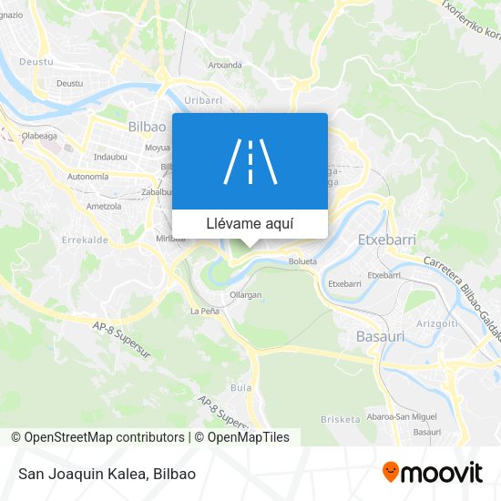 Mapa San Joaquin Kalea