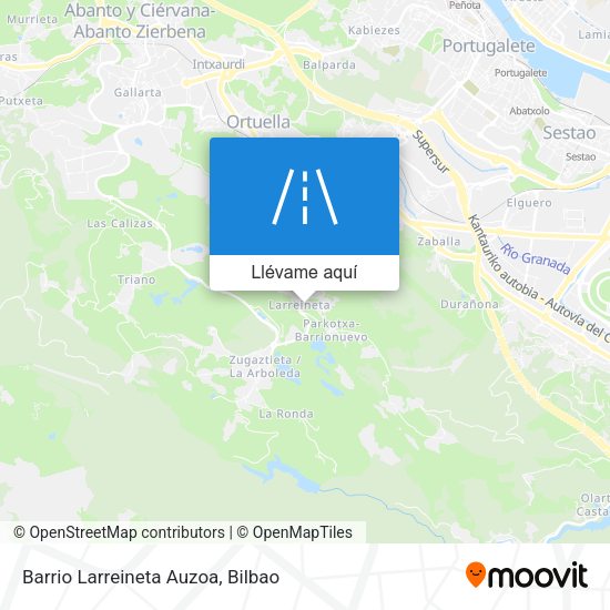 Mapa Barrio Larreineta Auzoa