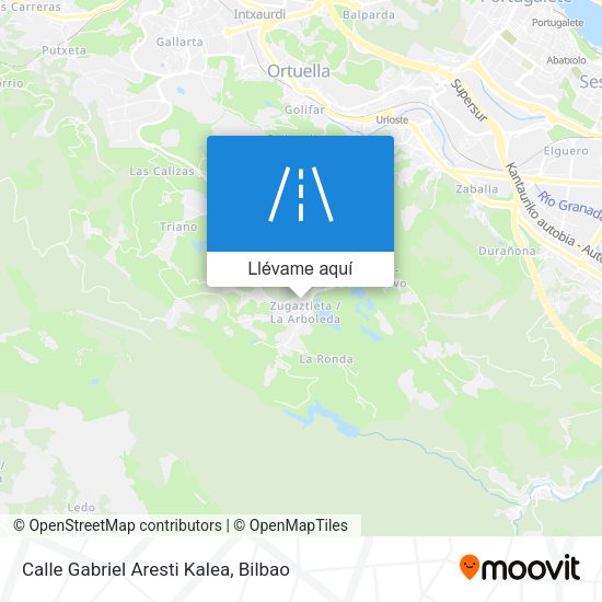 Mapa Calle Gabriel Aresti Kalea