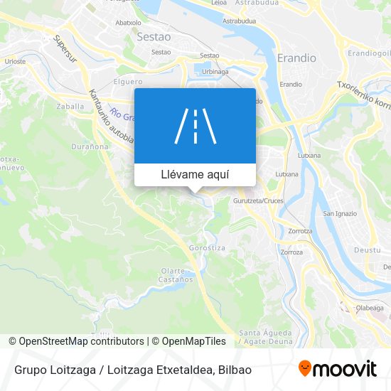 Mapa Grupo Loitzaga / Loitzaga Etxetaldea
