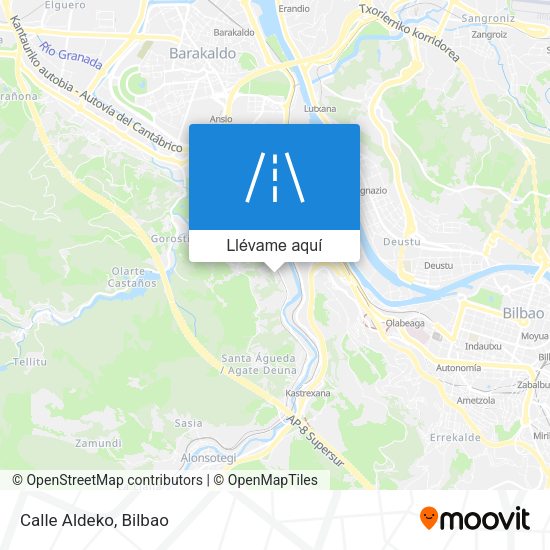Mapa Calle Aldeko