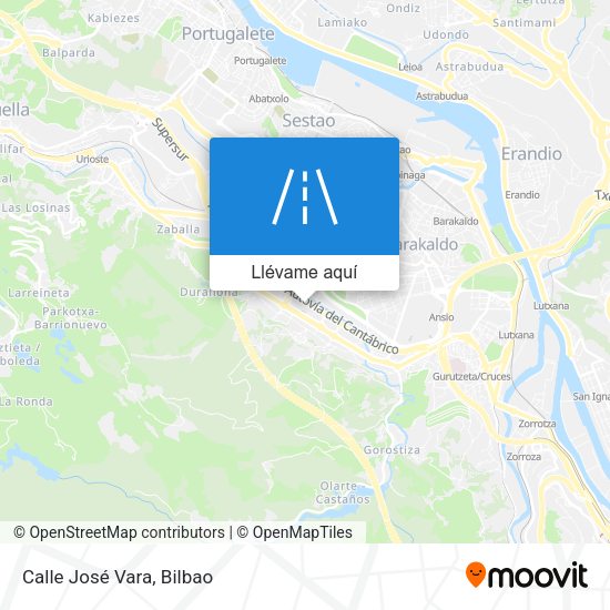 Mapa Calle José Vara
