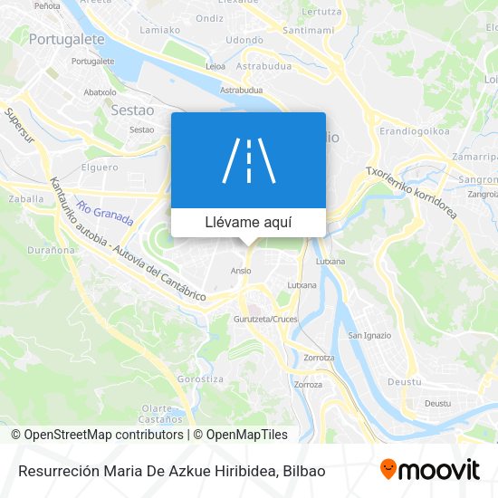 Mapa Resurreción Maria De Azkue Hiribidea