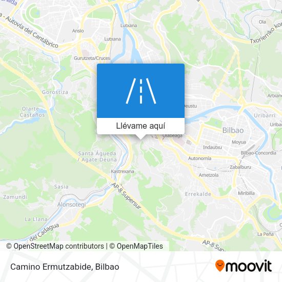 Mapa Camino Ermutzabide
