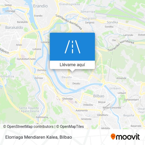 Mapa Elorriaga Mendiaren Kalea