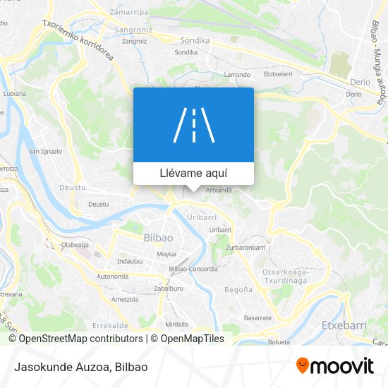 Mapa Jasokunde Auzoa