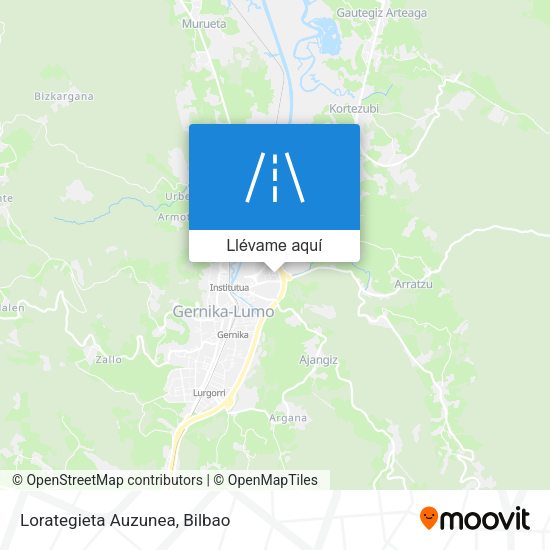 Mapa Lorategieta Auzunea