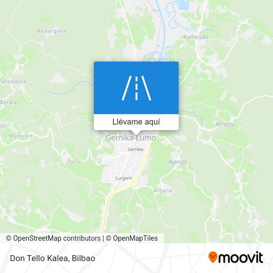 Mapa Don Tello Kalea