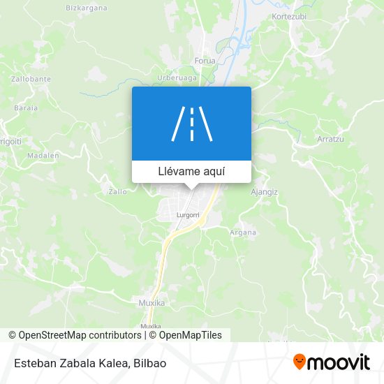 Mapa Esteban Zabala Kalea
