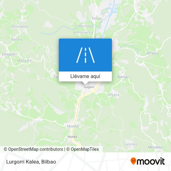 Mapa Lurgorri Kalea