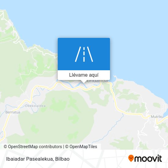 Mapa Ibaiadar Pasealekua