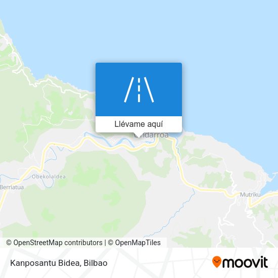 Mapa Kanposantu Bidea