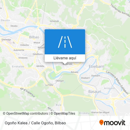 Mapa Ogoño Kalea / Calle Ogoño