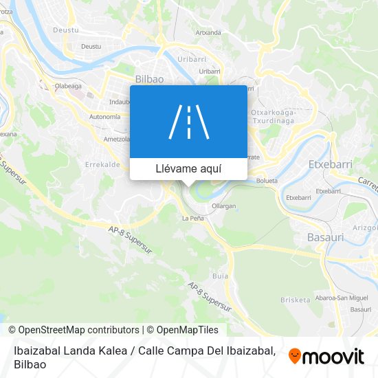 Mapa Ibaizabal Landa Kalea / Calle Campa Del Ibaizabal