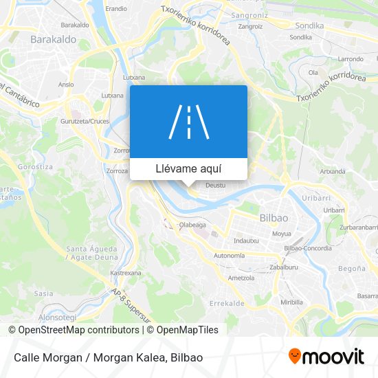 Mapa Calle Morgan / Morgan Kalea