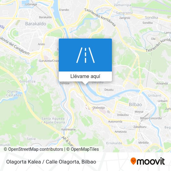 Mapa Olagorta Kalea / Calle Olagorta