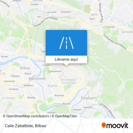 Mapa Calle Zabalbide