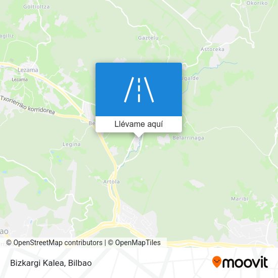 Mapa Bizkargi Kalea