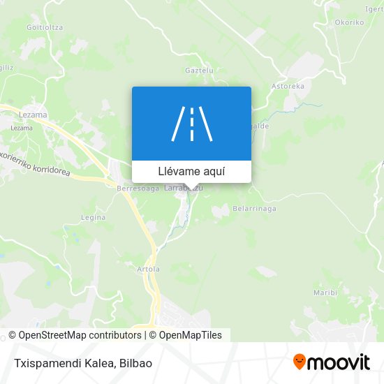Mapa Txispamendi Kalea