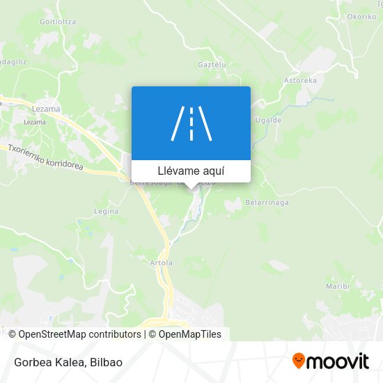 Mapa Gorbea Kalea