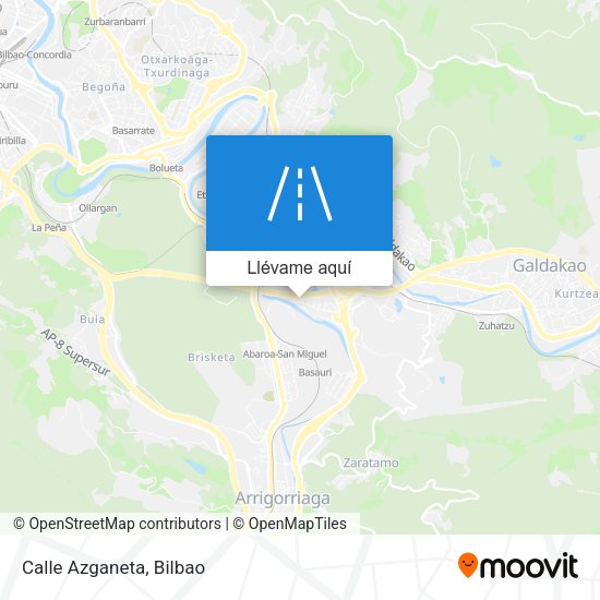 Mapa Calle Azganeta
