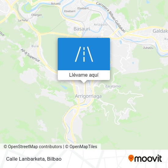 Mapa Calle Lanbarketa