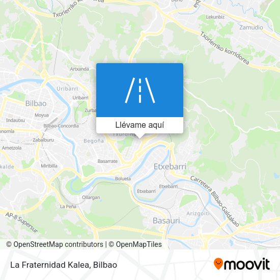 Mapa La Fraternidad Kalea