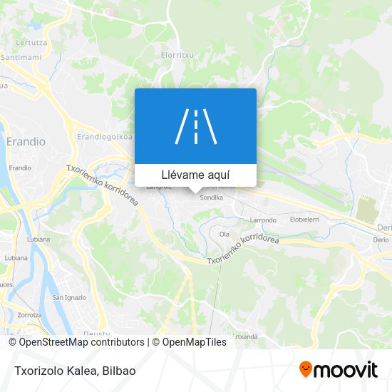 Mapa Txorizolo Kalea