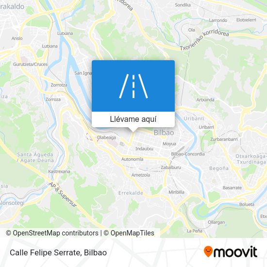 Mapa Calle Felipe Serrate