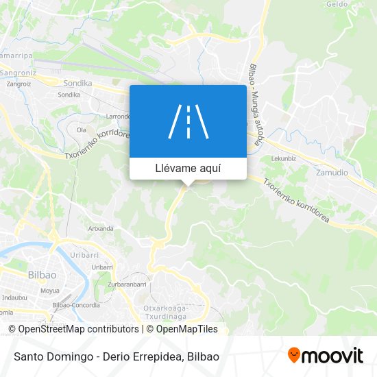 Mapa Santo Domingo - Derio Errepidea