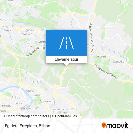 Mapa Egirleta Errepidea