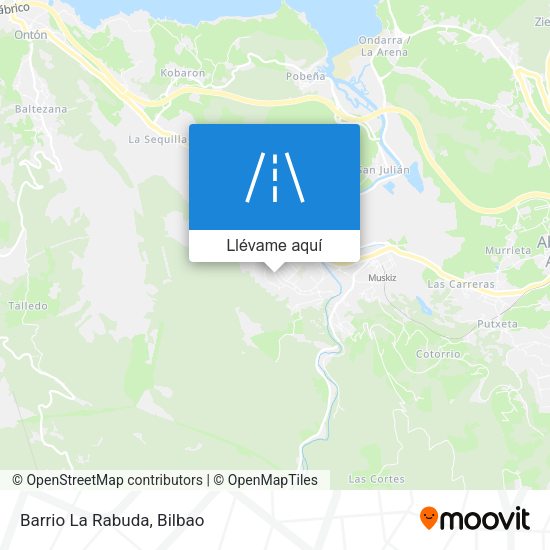 Mapa Barrio La Rabuda