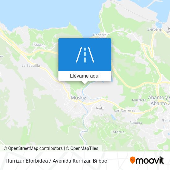 Mapa Iturrizar Etorbidea / Avenida Iturrizar