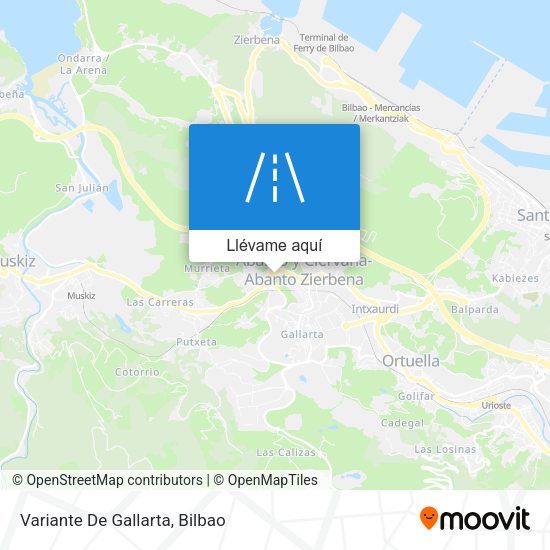 Mapa Variante De Gallarta