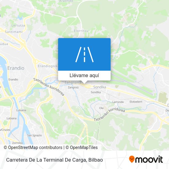 Mapa Carretera De La Terminal De Carga